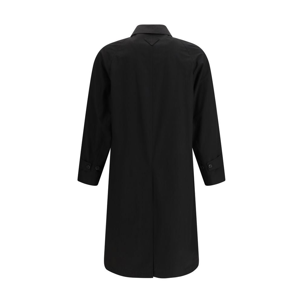 Prada Black Cotton Coat