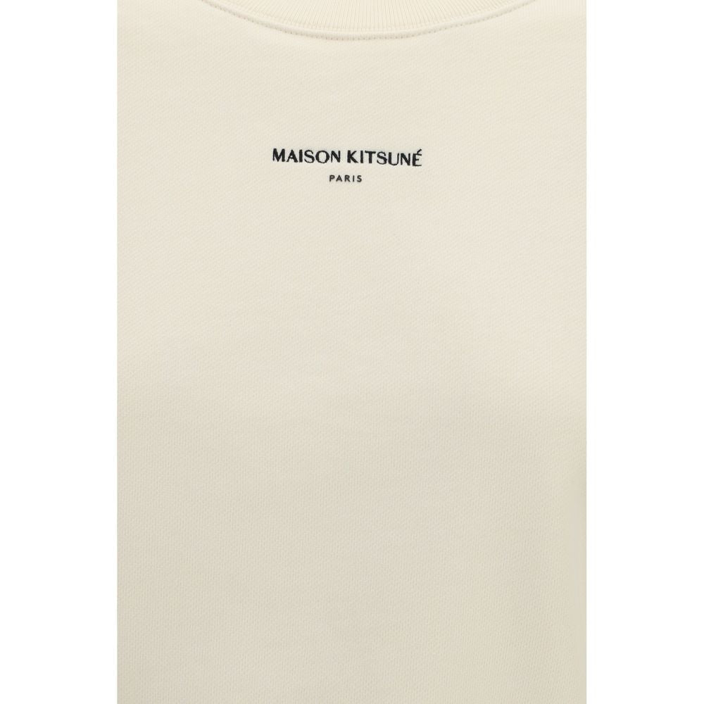 سويت شيرت قطني بيج من Maison Kitsuné
