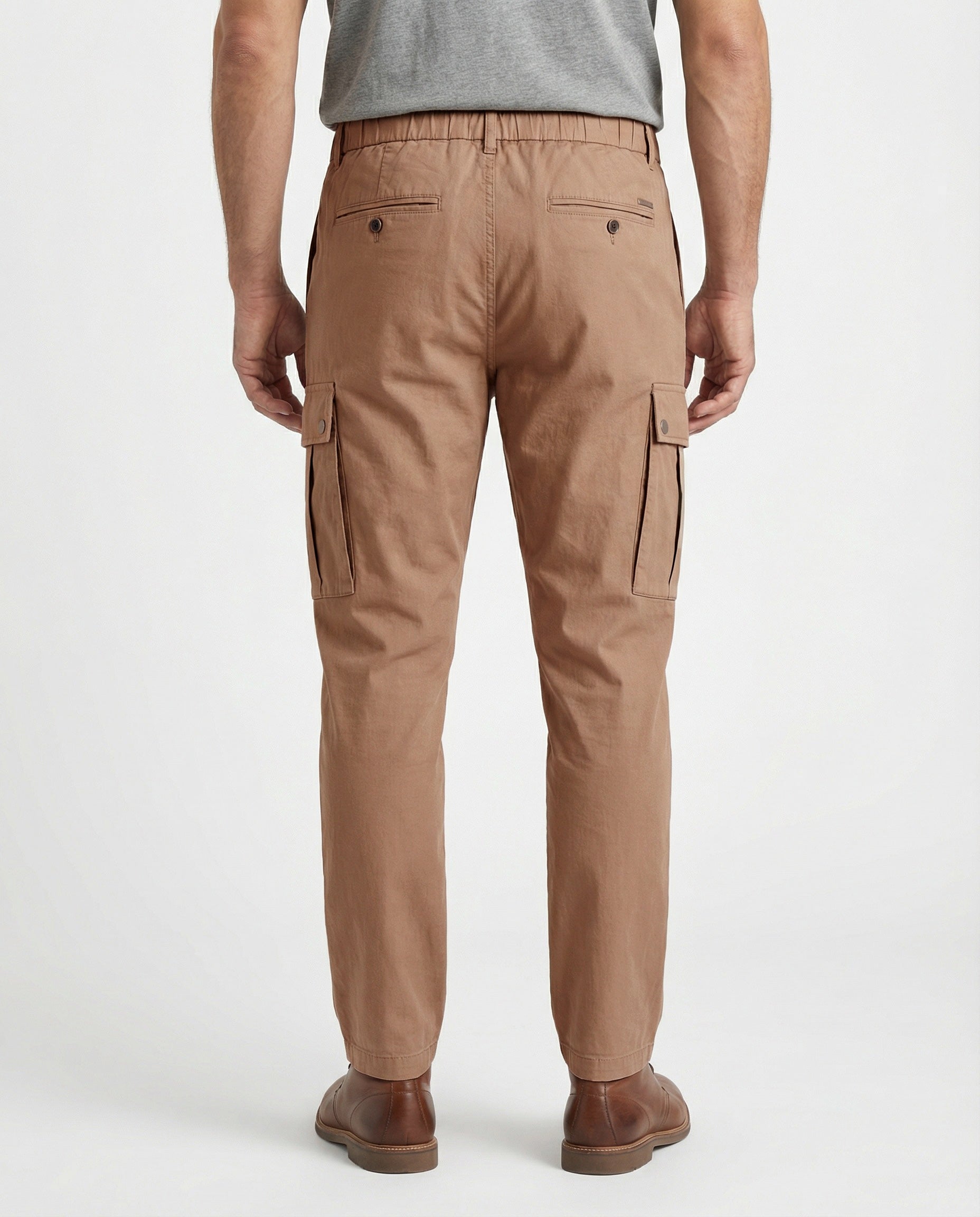 Peserico Beige Cotton Cargo Pants
