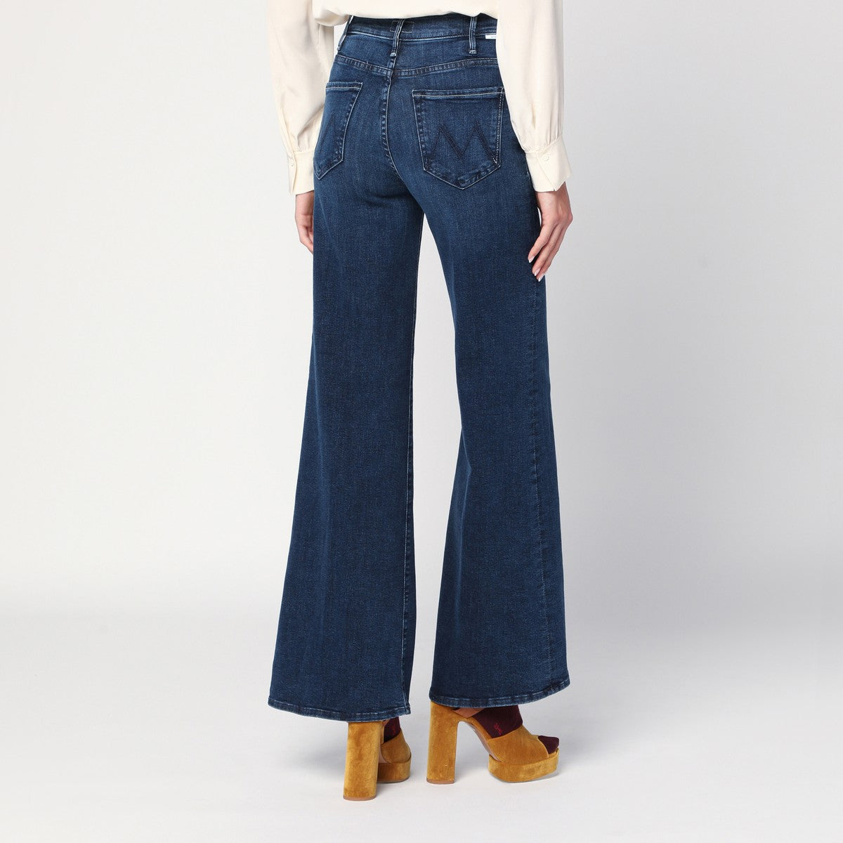 Mother Mother The Hustler Roller Sneak palazzo jeans