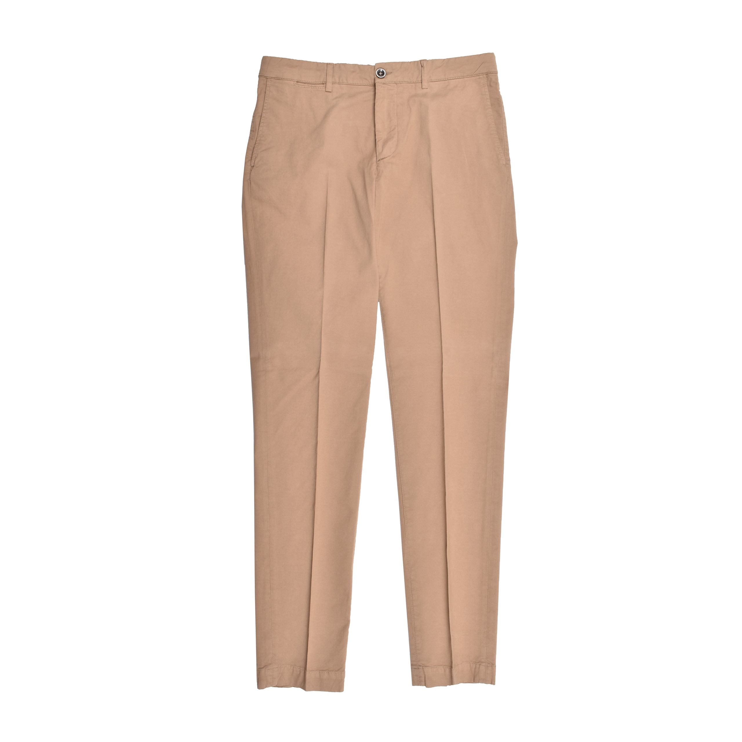 Peserico Beige Elastane Casual Pants