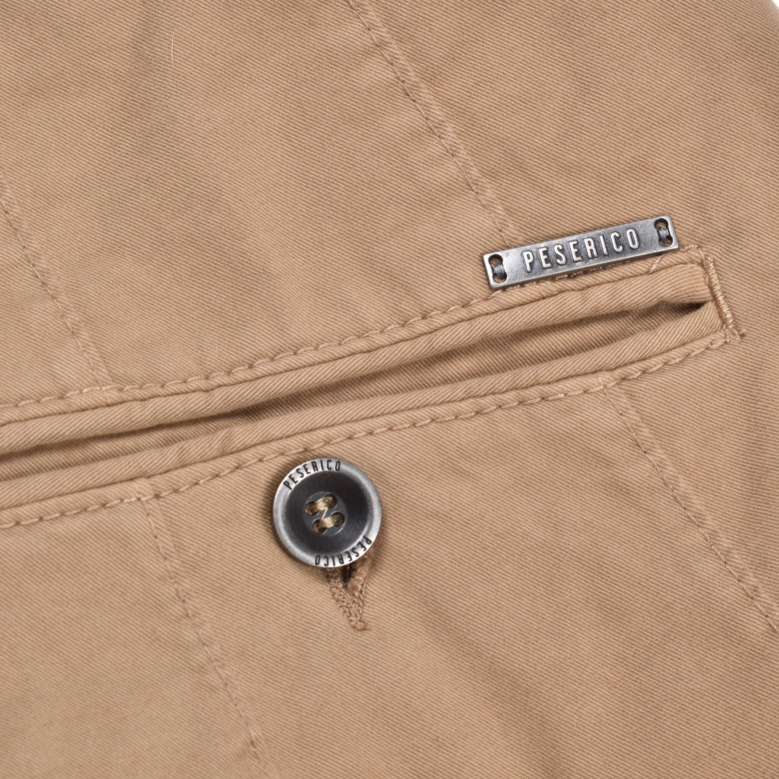 Peserico Beige Elastane Casual Pants