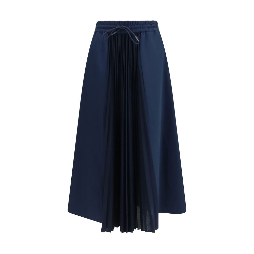 Max Mara Blue Polyester Skirt