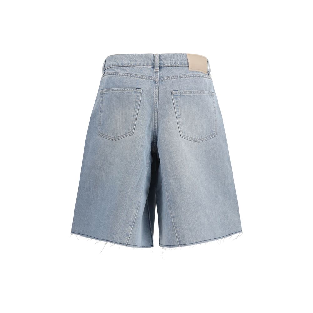 Our Legacy Blue Cotton Bermuda Shorts