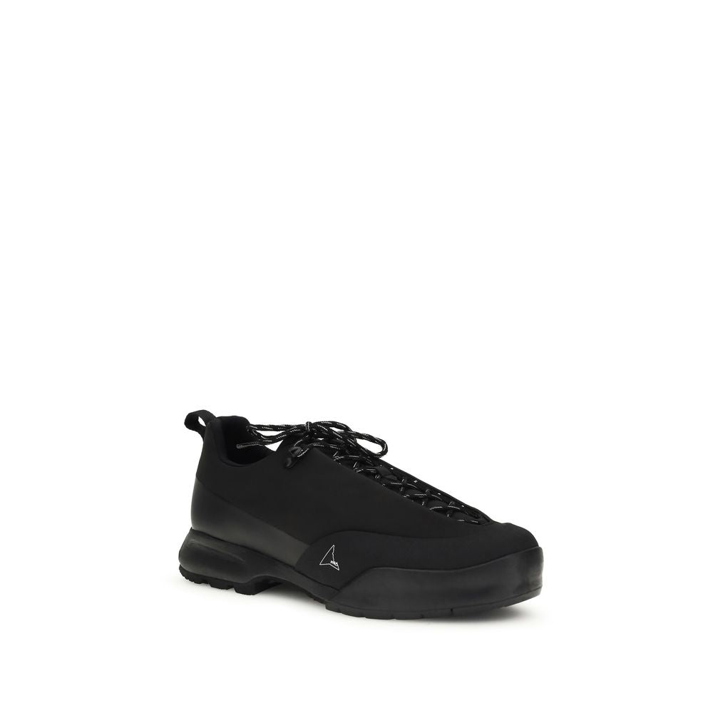 ROA Black Nylon Athletic Sneakers