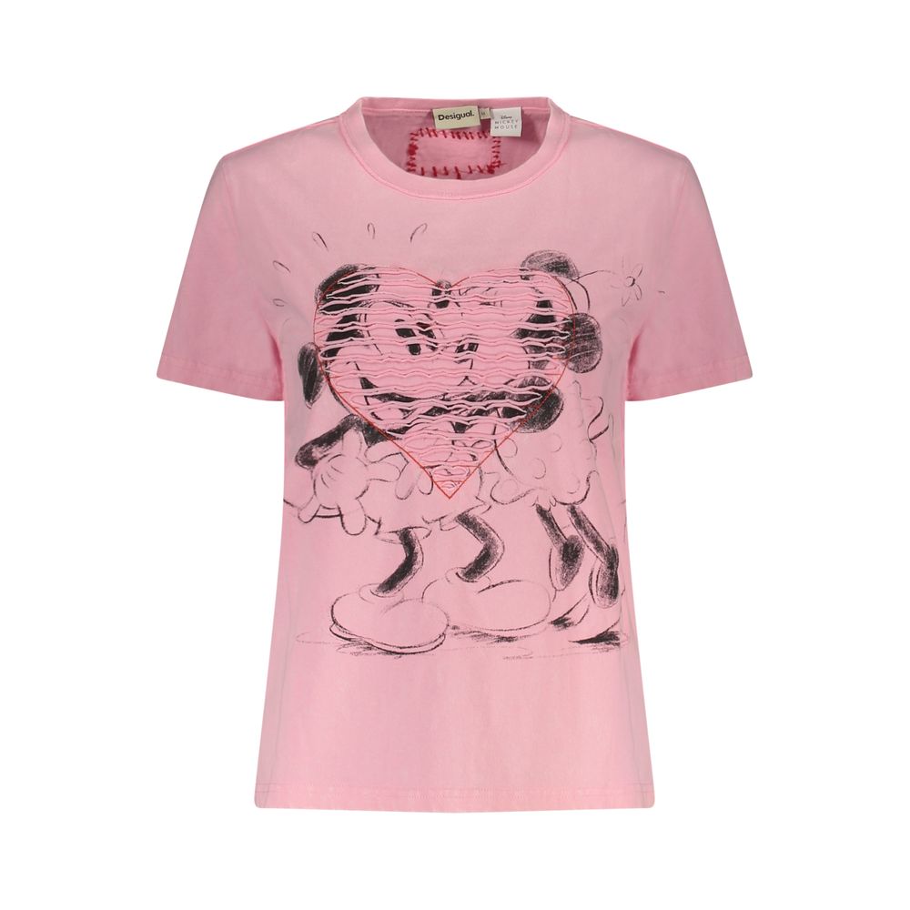 Desigual Rosa Cotton Women T-Shirt
