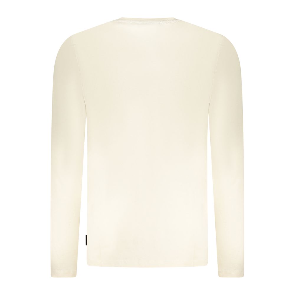 U.S. Grand Beige Cotton Men T-Shirt