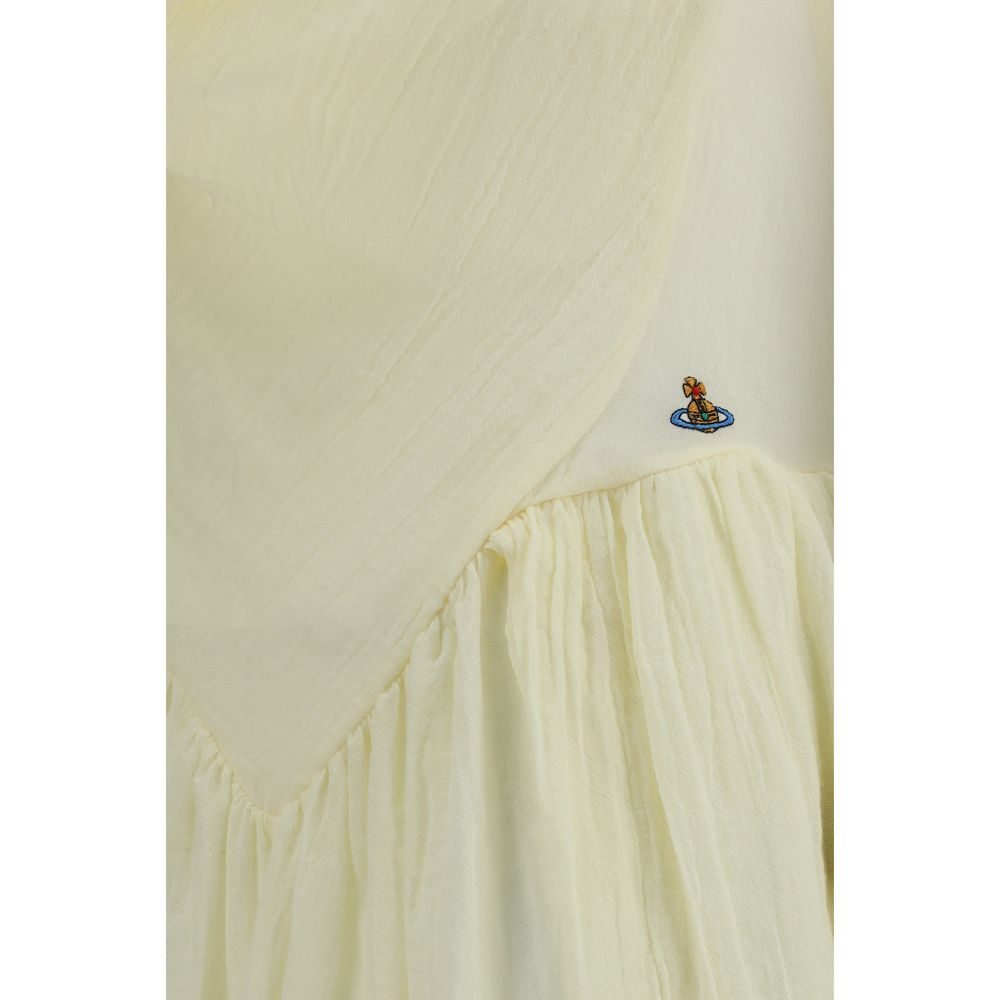 Vivienne Westwood Bicolor Cotton Casual Dress