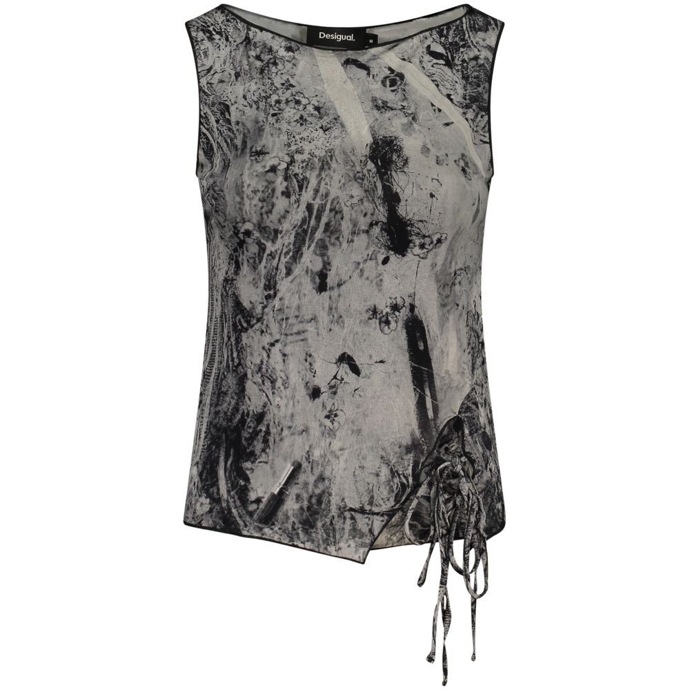 Desigual Black Viscosa Women Tank Top
