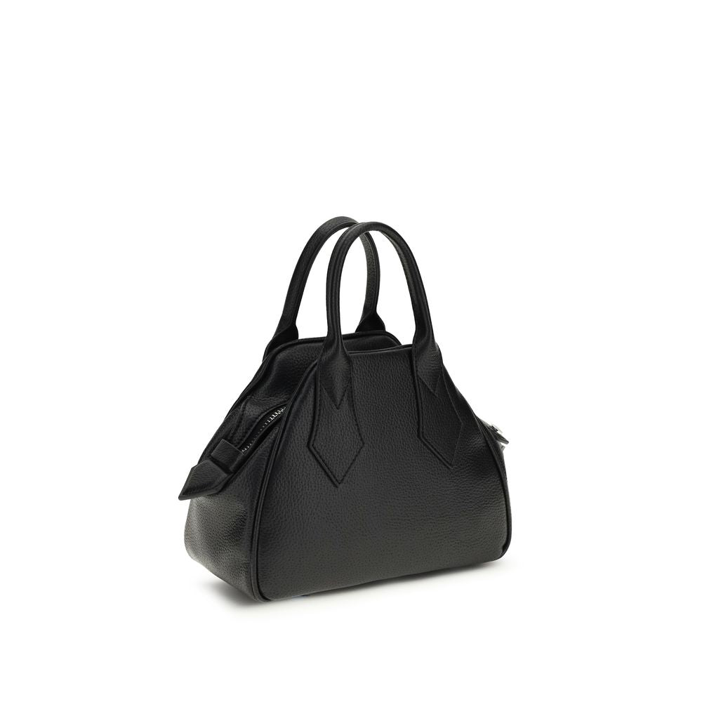 Vivienne Westwood Black Calf Leather Bos Taurus Handbag
