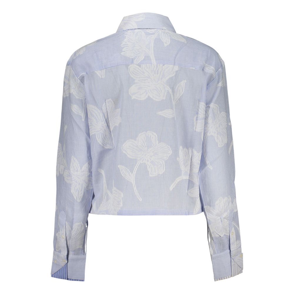 Desigual Azzurro Cotton Women Shirt