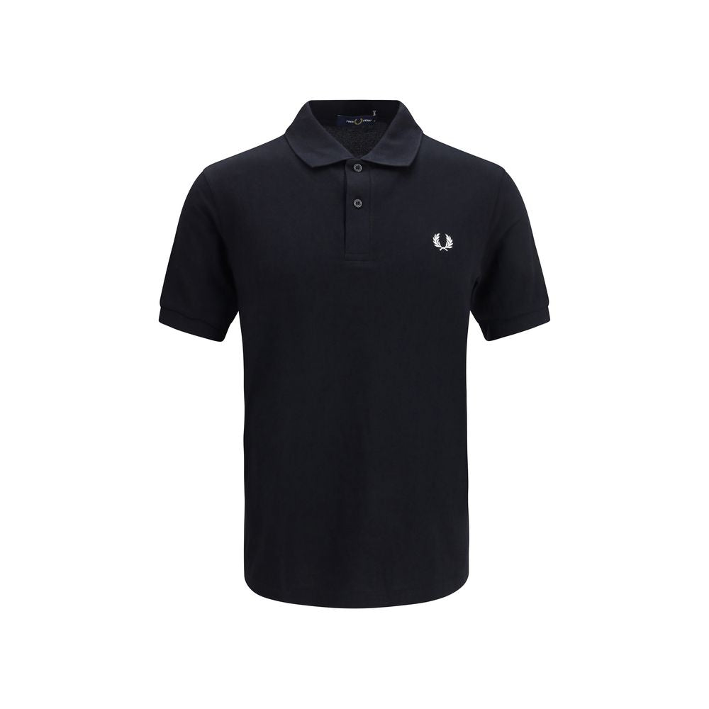 Fred Perry Black Cotton Polo Shirt