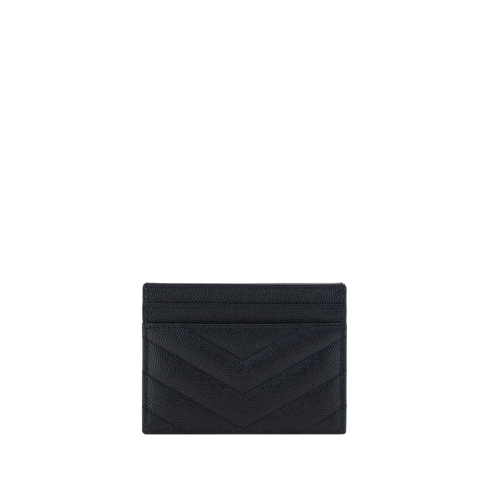 Saint Laurent Black Calf Leather Bos Taurus Wallet