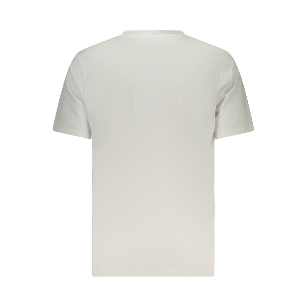 Converse Bianco Cotton Men T-Shirt