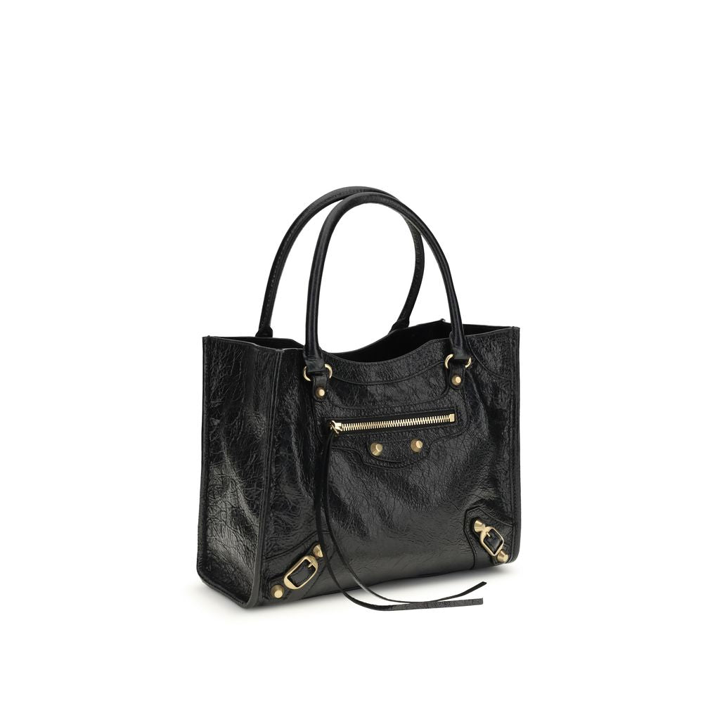 Balenciaga Black Lamb Ovis Aries Aries Shoulder Bag