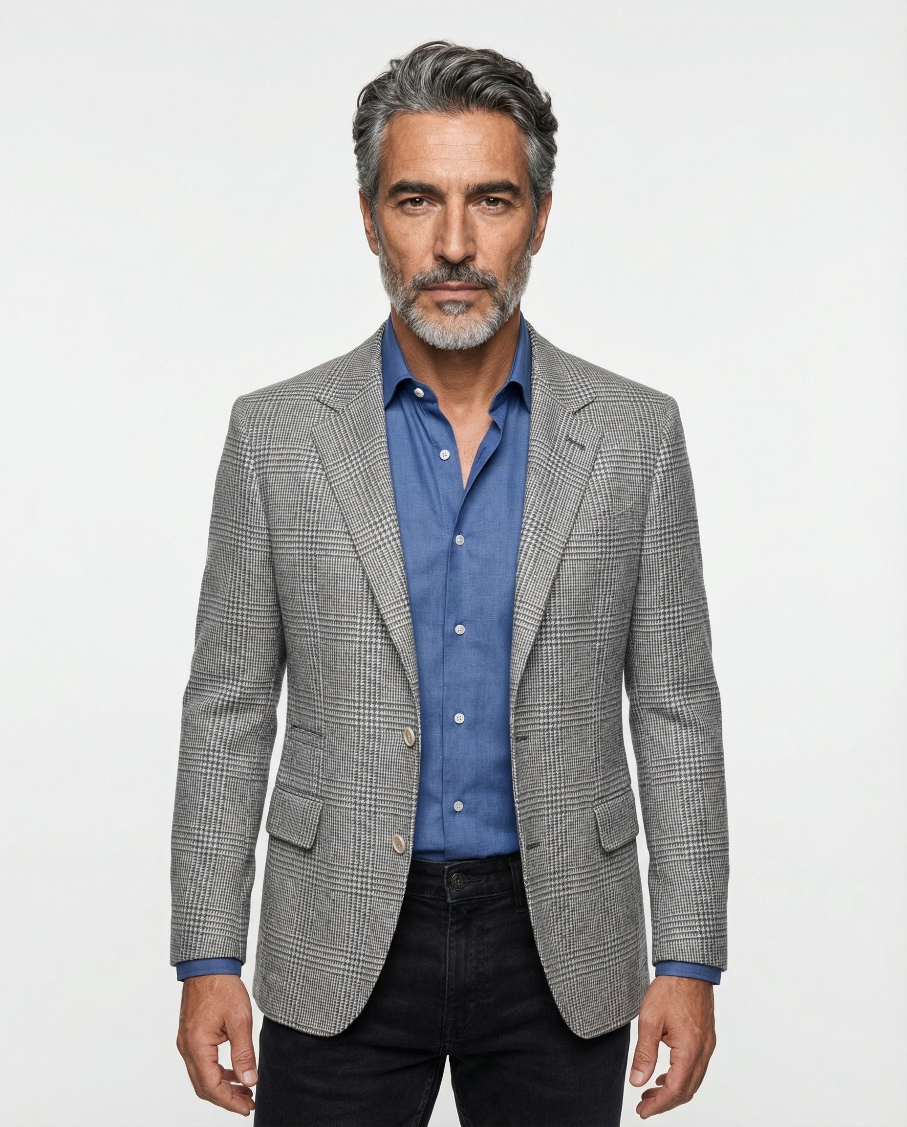 Brunello Cucinelli Gray Wool Blazer