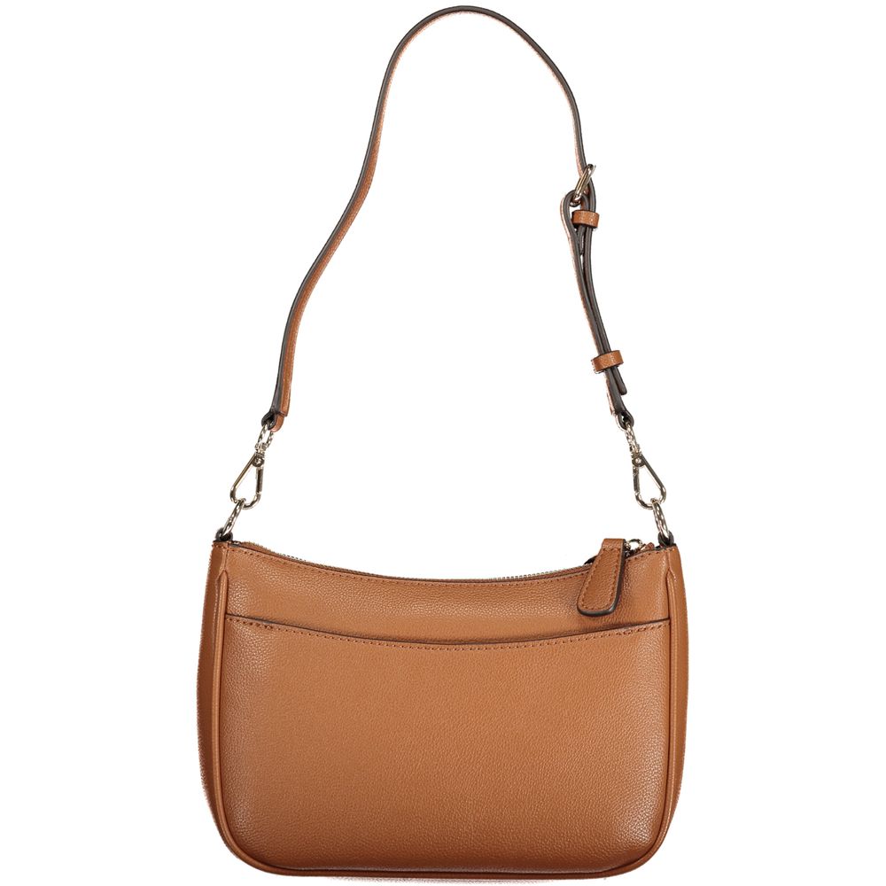 Guess Jeans Marrone Poliuretano Women Handbag