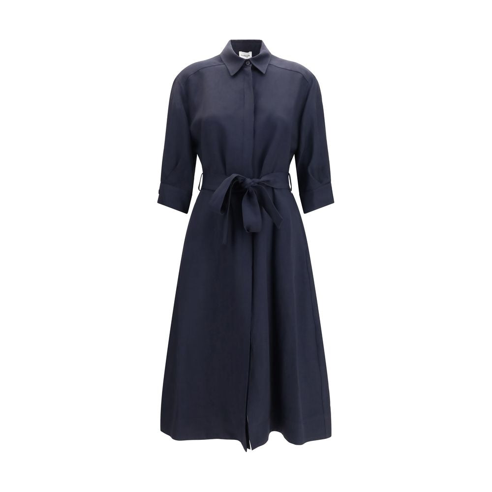 P.A.R.O.S.H. Blue Viscose Casual Dress