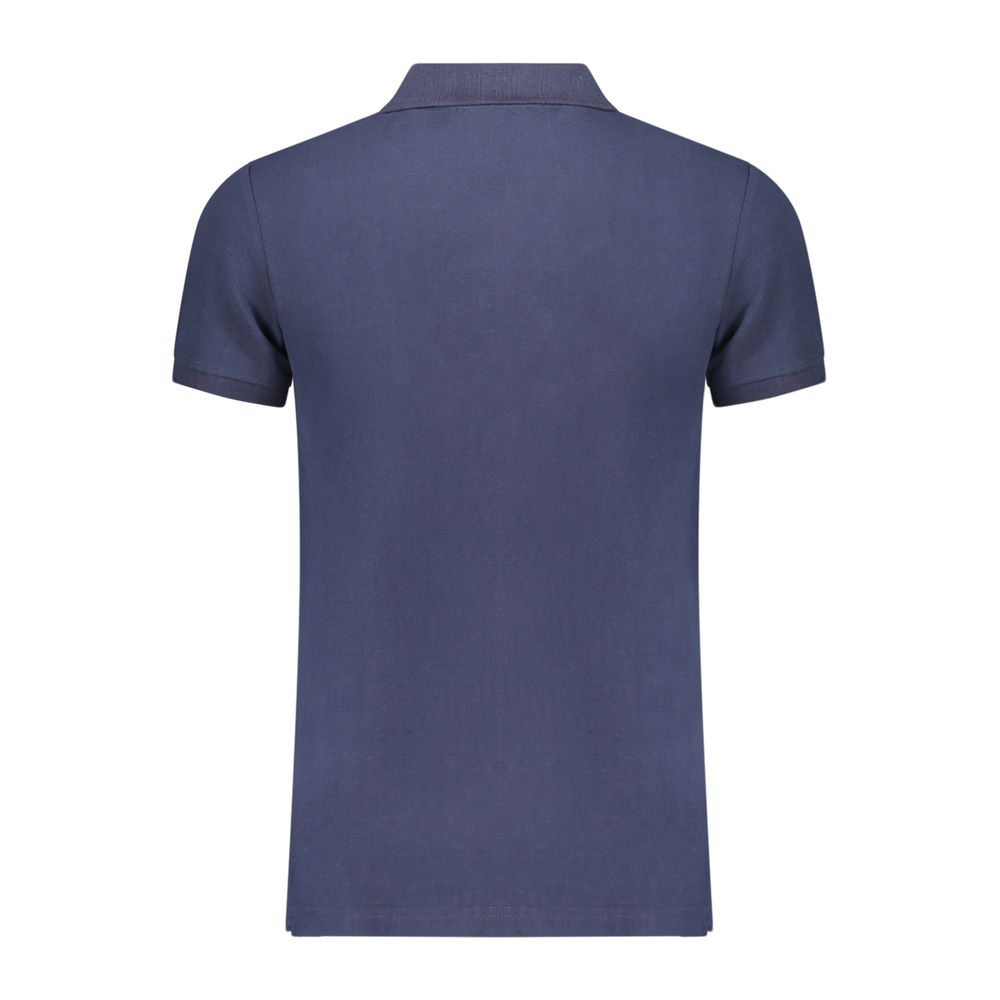 Ellesse Blue Cotton Men Polo Shirt
