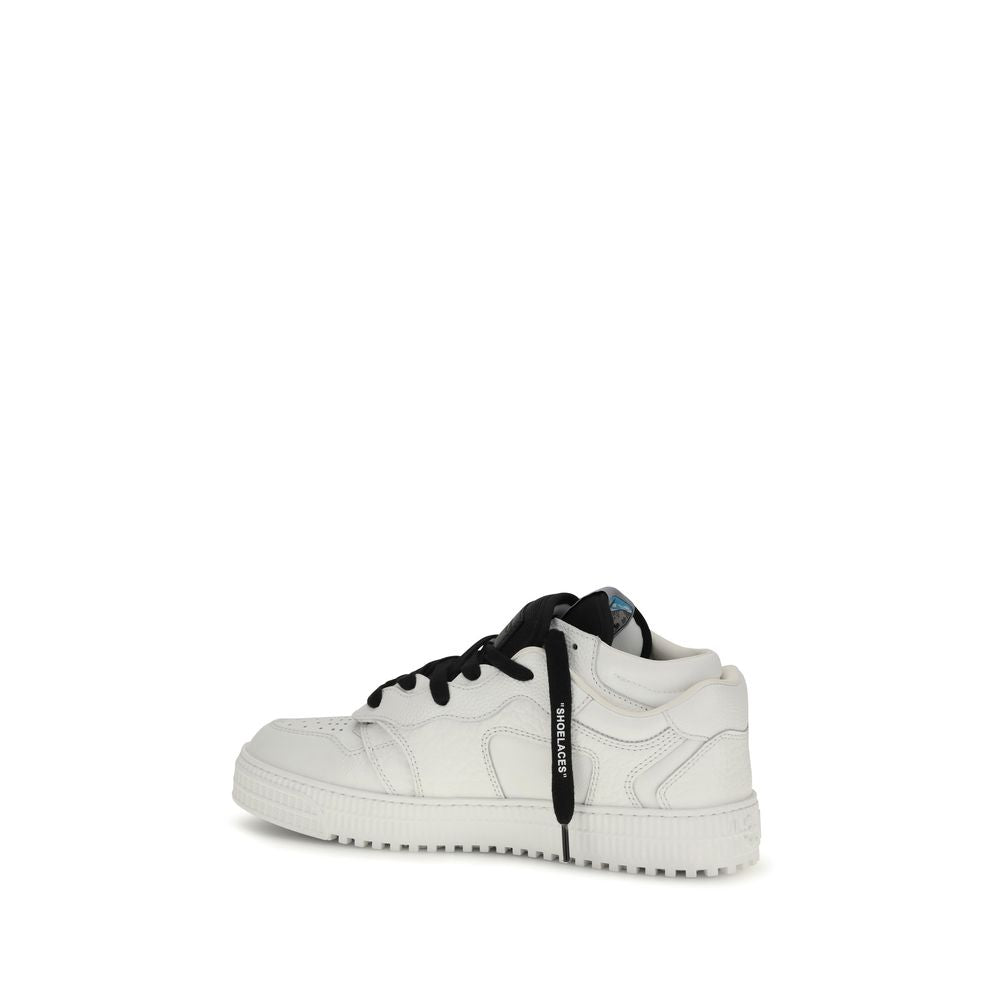 Off-White Multicolor Calf Leather Bos Taurus Athletic Sneakers
