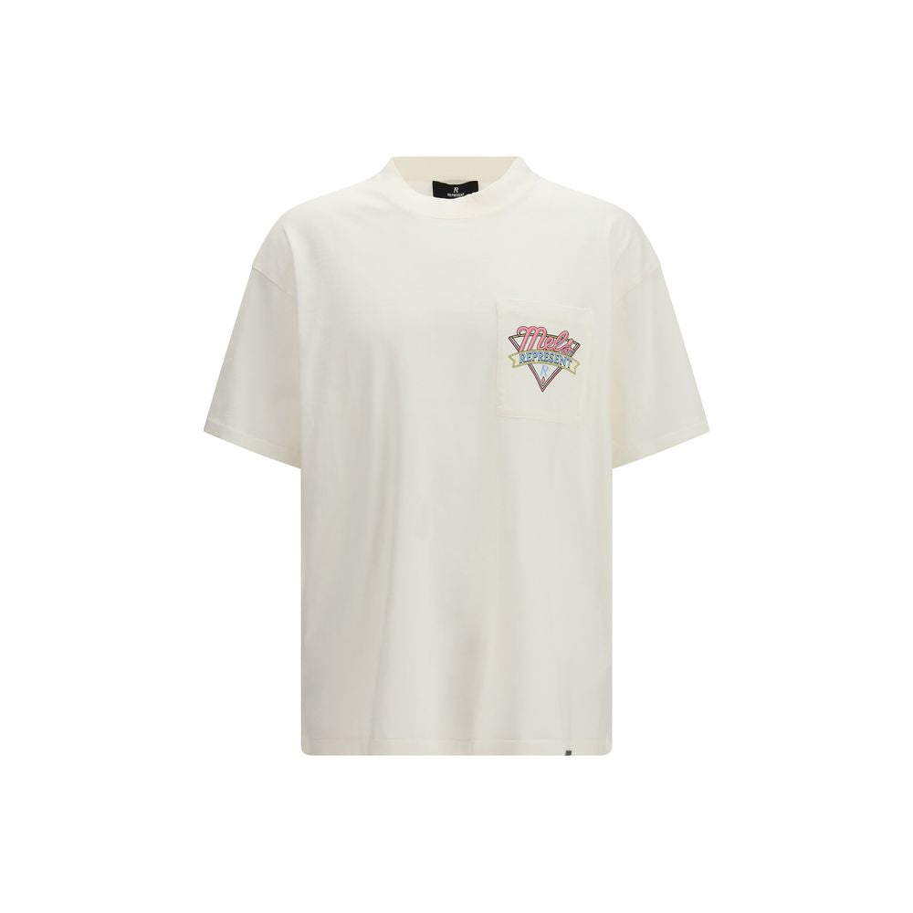 Represent White Cotton T-Shirt
