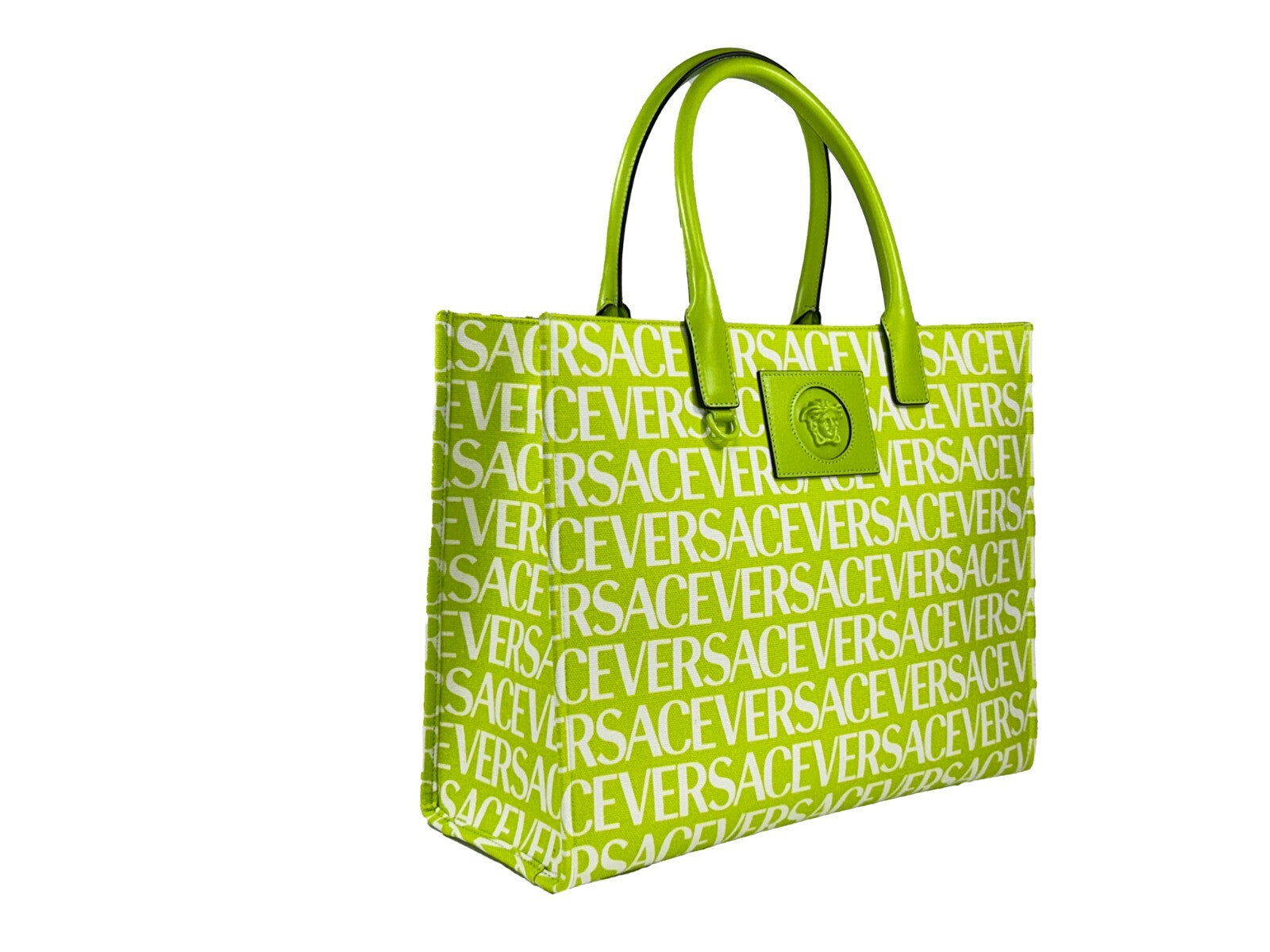 حقيبة يد كبيرة من قماش فيرساتشي ميدوسا