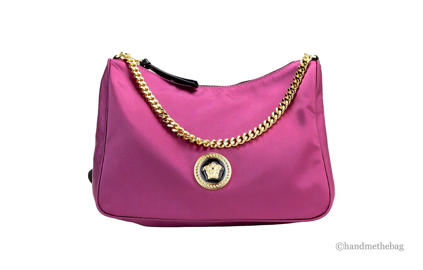 حقيبة كتف كروس صغيرة من قماش النايلون داليا ميدوسا من فيرساتشي