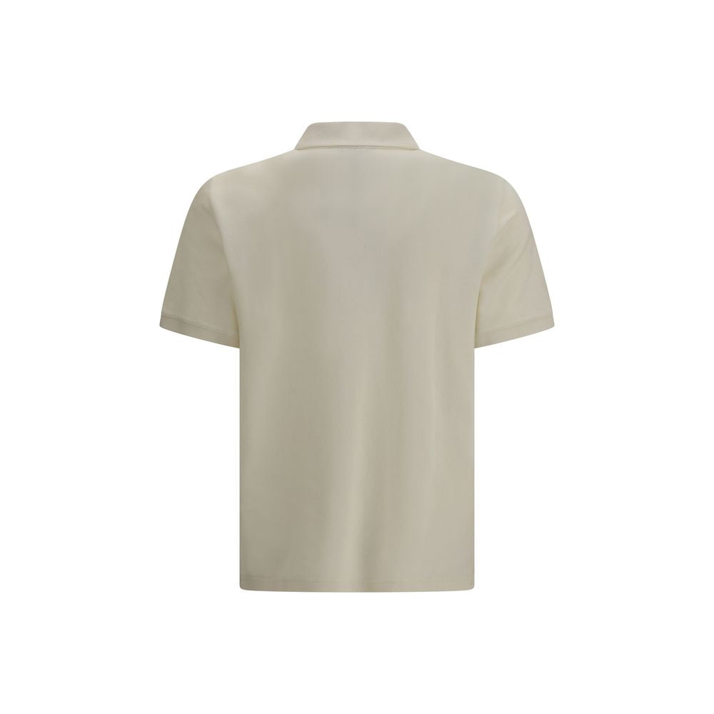 Maison Kitsuné Beige Cotton Polo Shirt