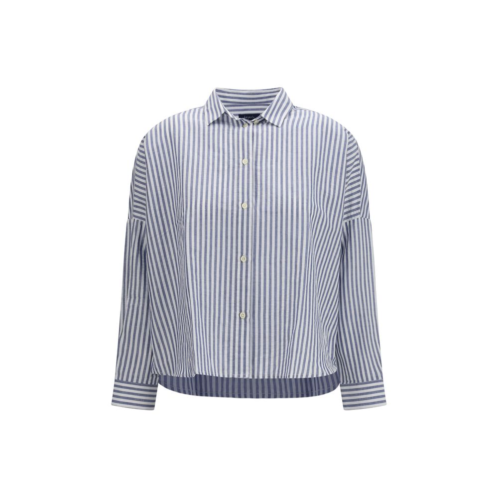 Deperlu Multicolor Linen Pattern Shirt