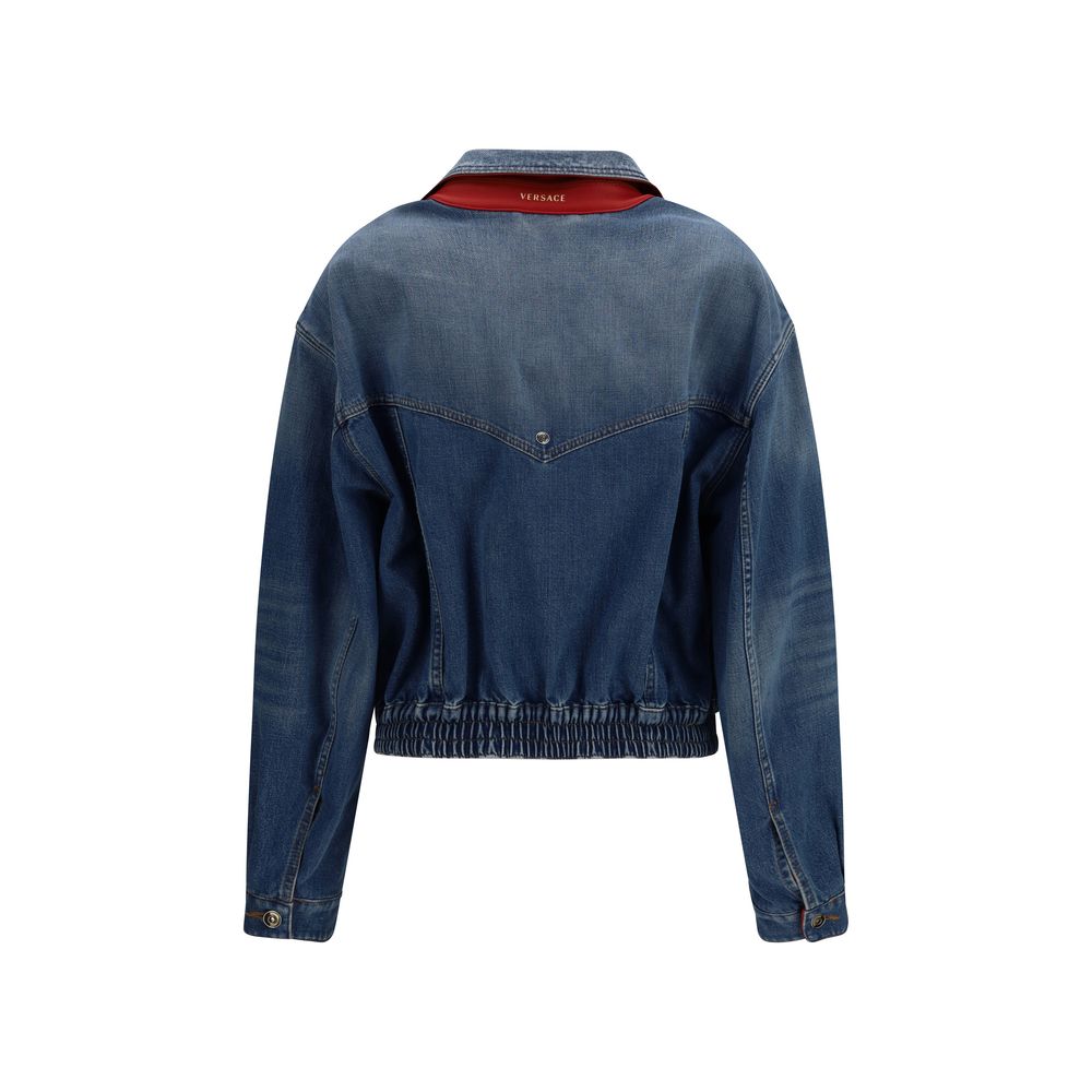 ملابس فيرساتشي القطنية الزرقاء