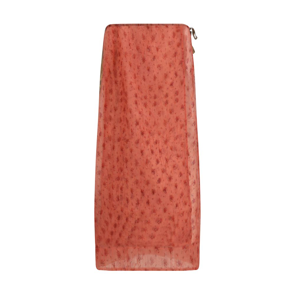 Ganni Multicolor Polyester Skirt