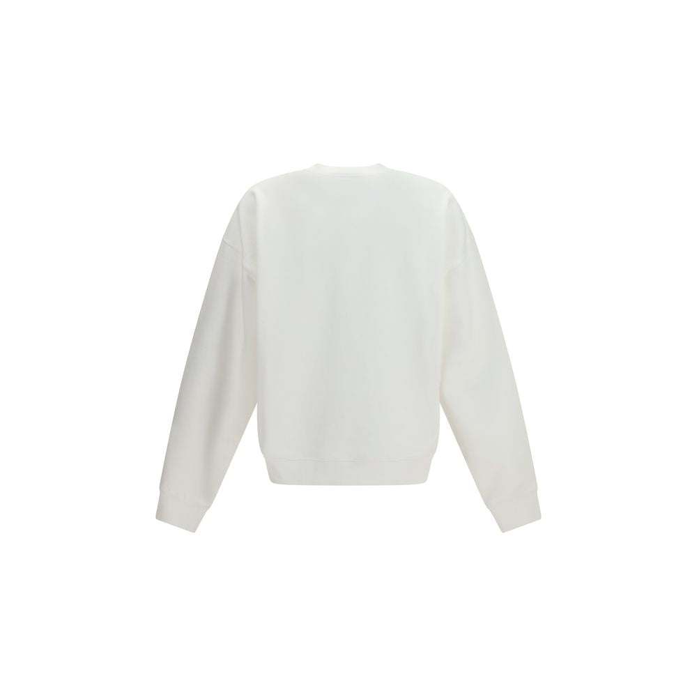 سويت شيرت قطني أبيض من Dsquared²
