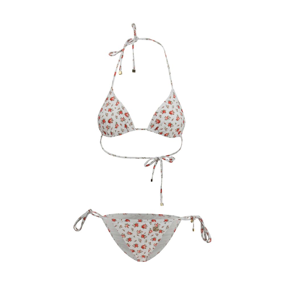 Dolce & Gabbana White Nylon Bikini