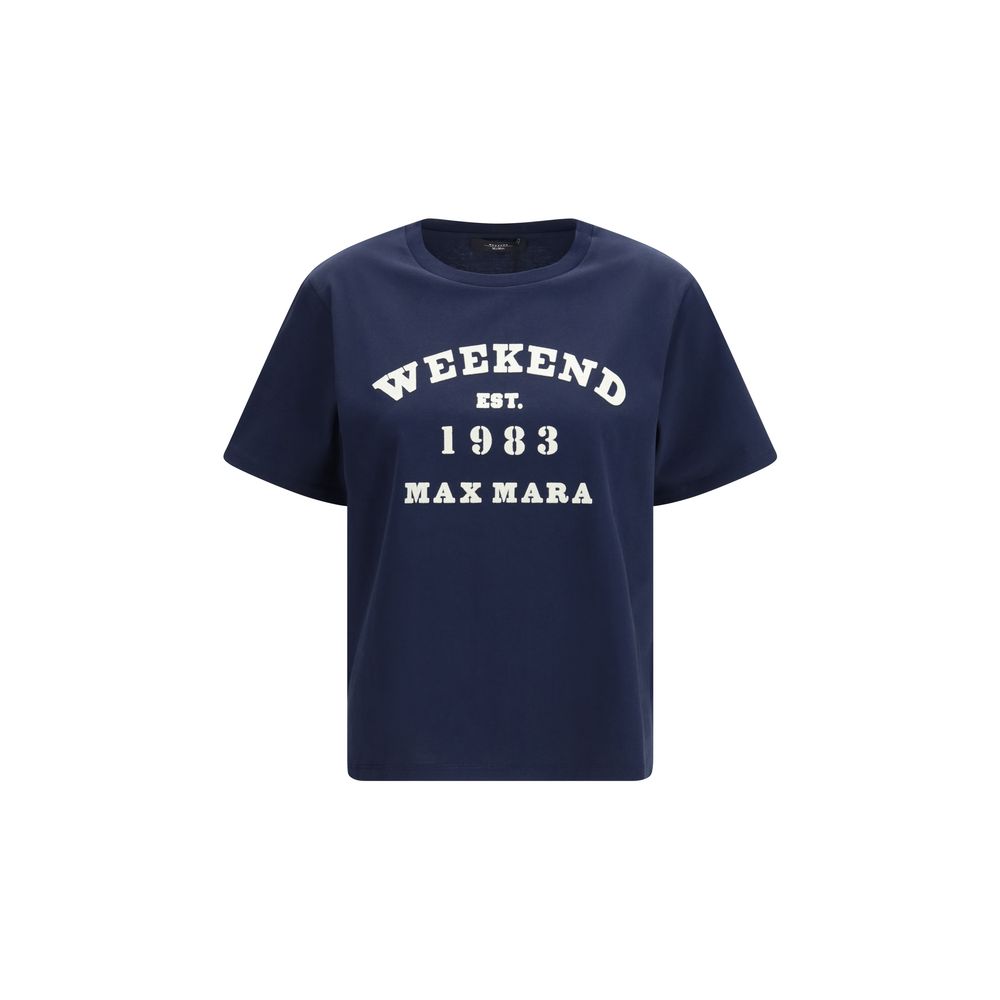 Max Mara Blue Cotton T-Shirt