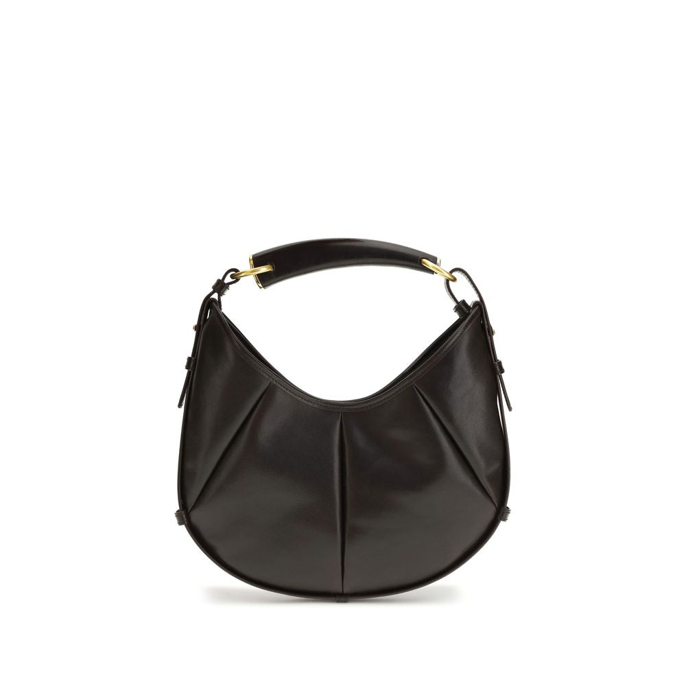 Saint Laurent Brown Calf Leather Bos Taurus Shoulder Bag