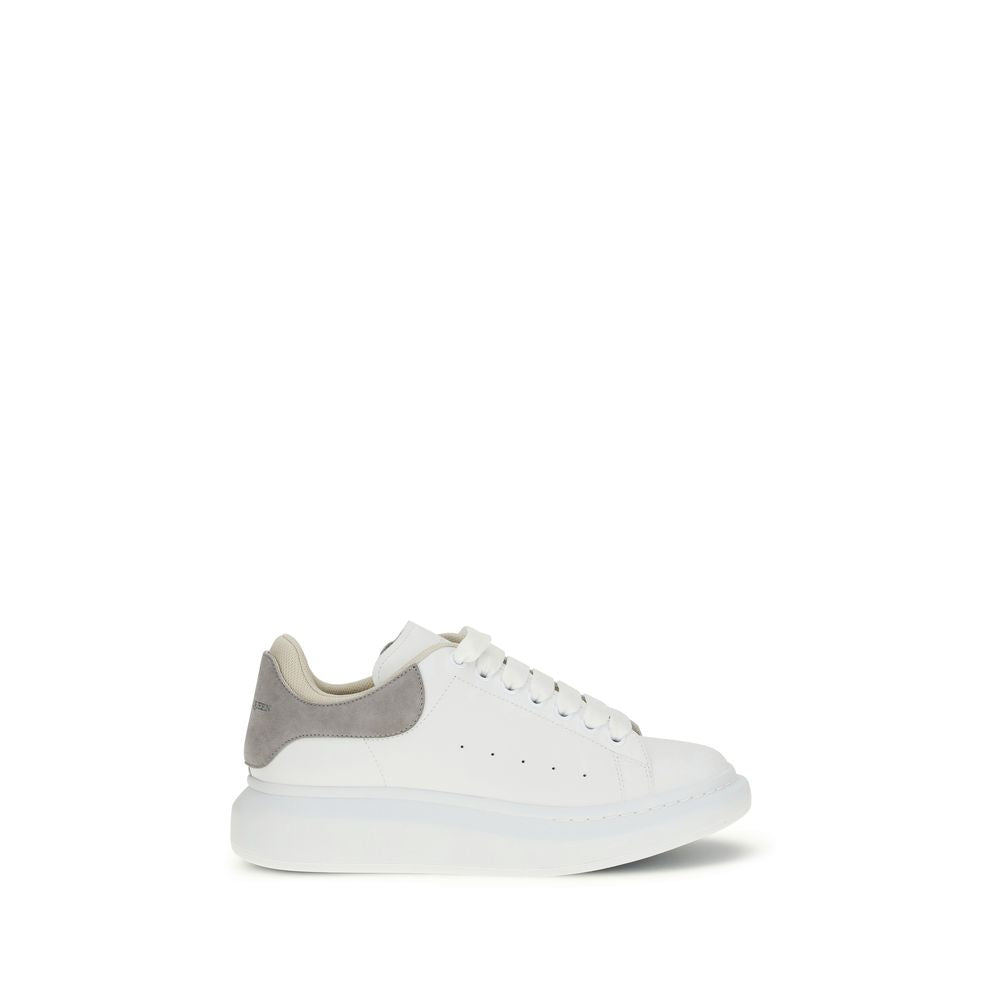 Alexander McQueen White Calf Leather Bos Taurus Chunky Sneakers