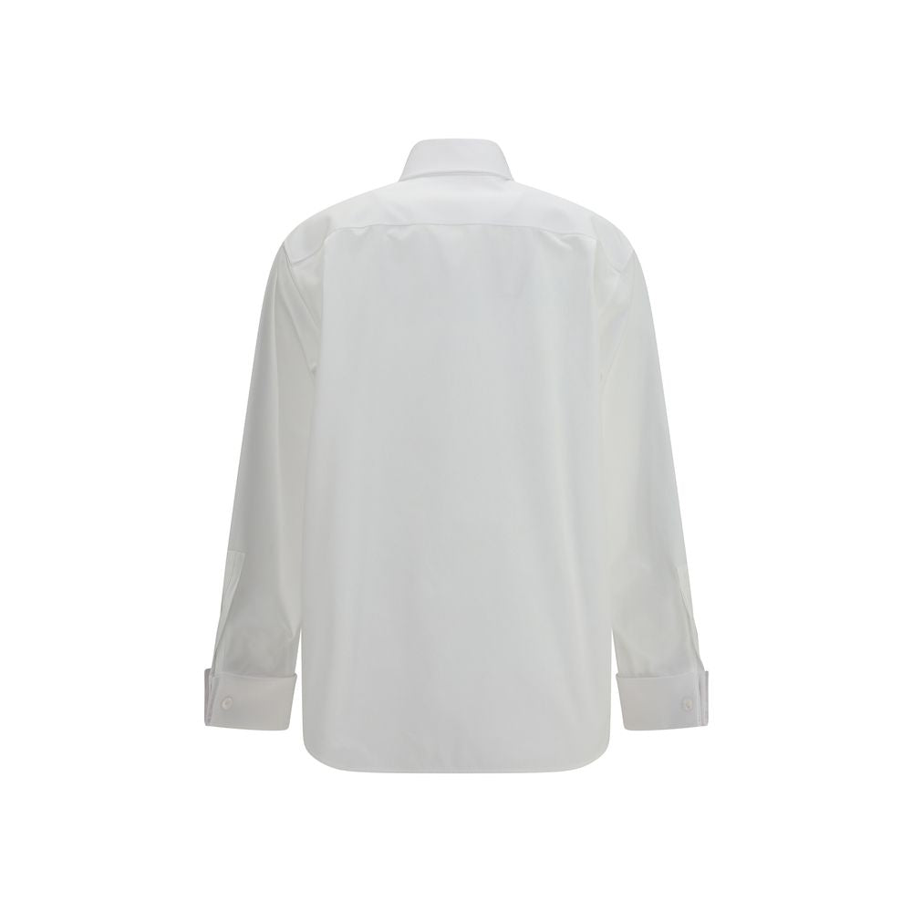 Saint Laurent White Cotton Dress Shirt