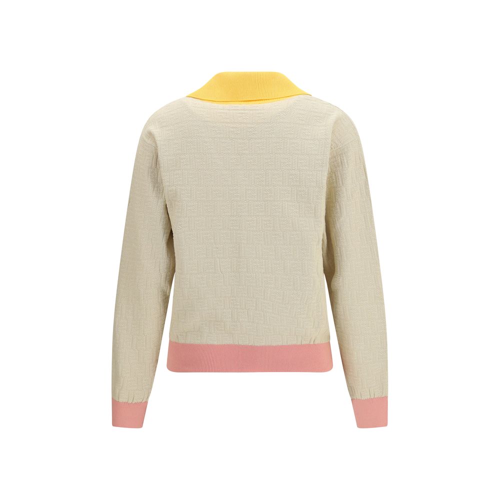 Fendi Beige Cotton Sweatshirt