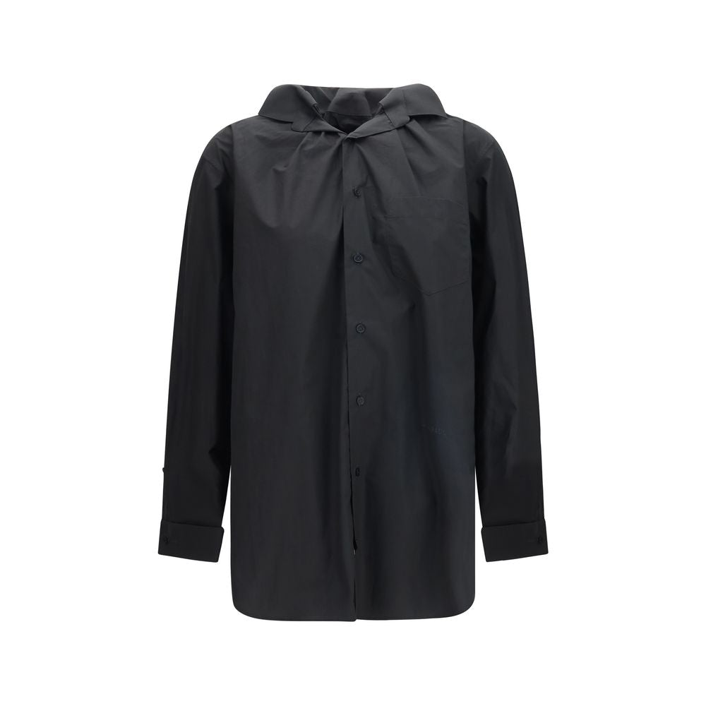 ALAINPAUL Black Cotton Shirt
