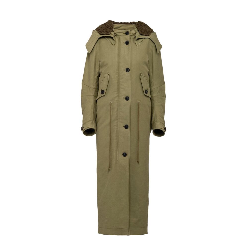 Prada Bicolor Polyamide Coat