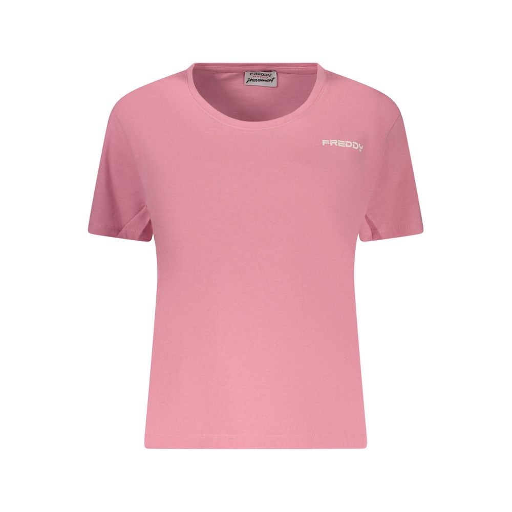 Freddy Pink Cotton Women's T-Shirt