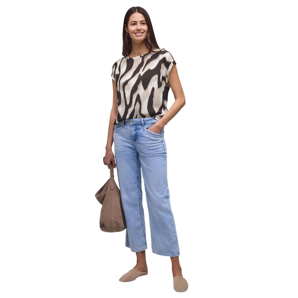 Street One Brown Viscose Blouse