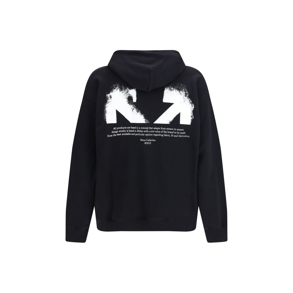 Off-White Black Cotton Sweatshirt