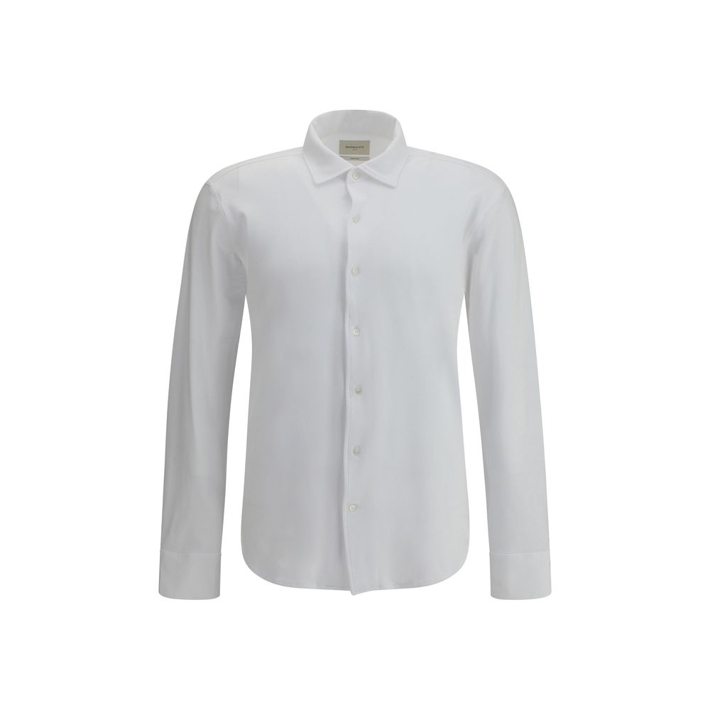 Brooksfield White Cotton Polo Shirt