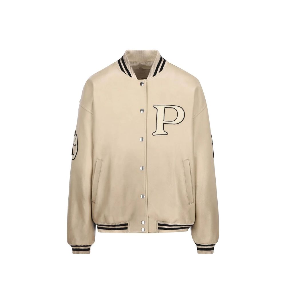 Prada Beige Calfskin Bomber