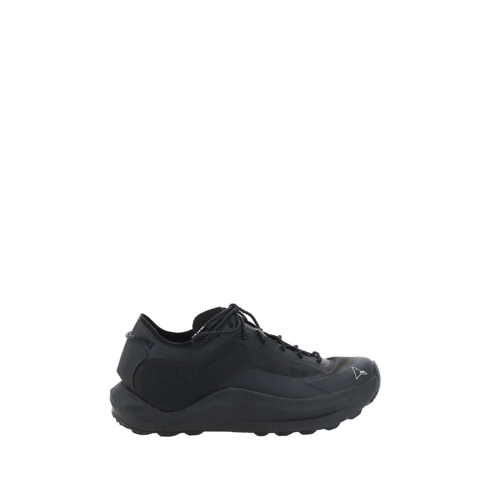 ROA Black Polyester Athletic Sneakers