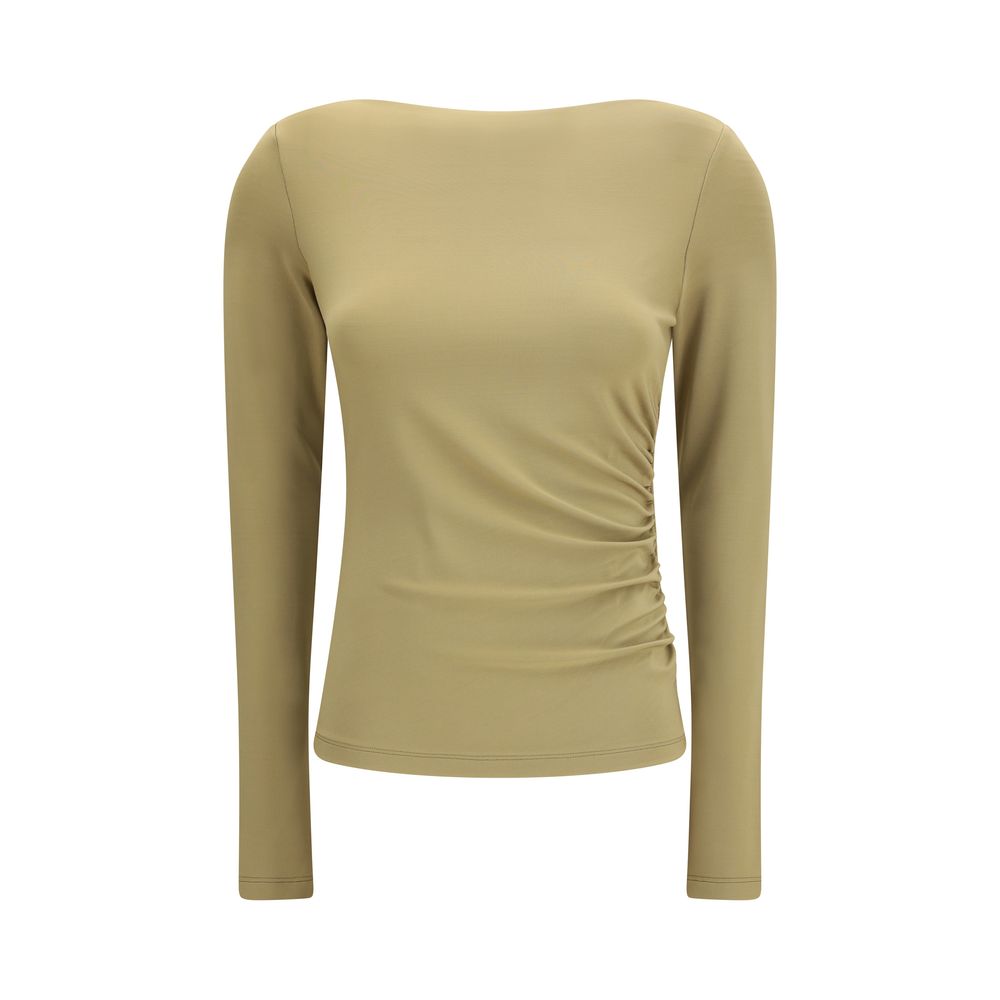 Max Mara Pure Beige Viscose Shirt