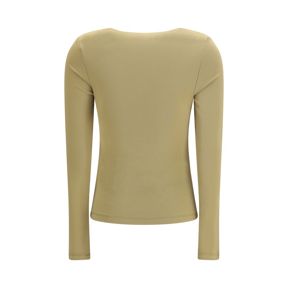 Max Mara Pure Beige Viscose Shirt