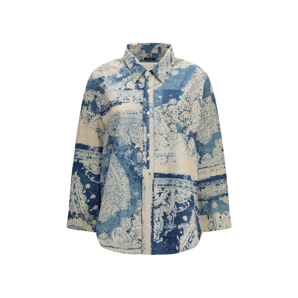 R13 Multicolor Cotton Pattern Shirt