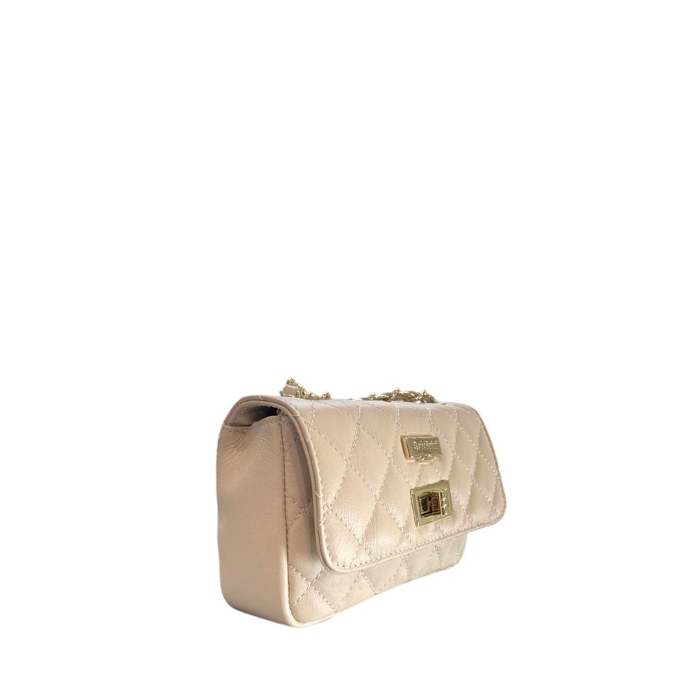 Baldinini Trend Beige Leather Women Bag